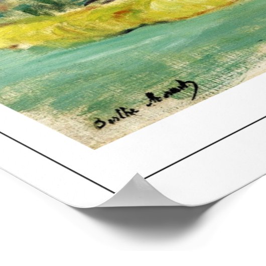 Berthe Morisot Zedign Art Poster #355 (Ecke)