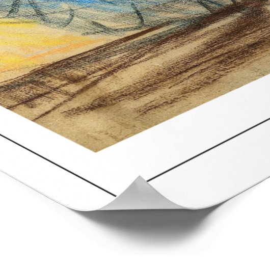 Berthe Morisot Zedign Art Poster #359 (Ecke)