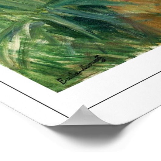 Berthe Morisot Zedign Art Poster #37 (Ecke)