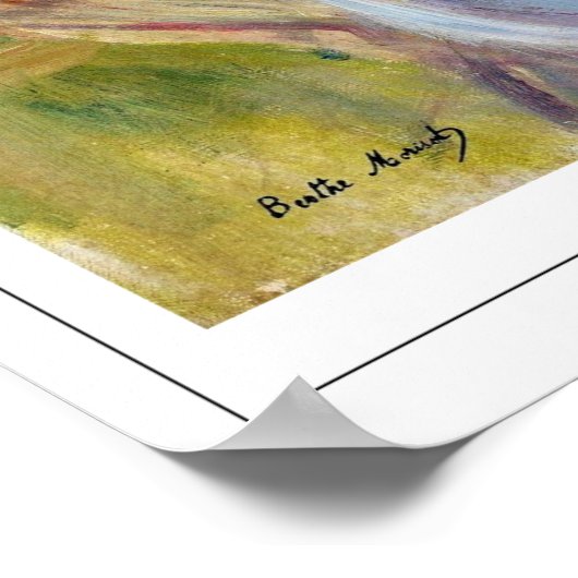 Berthe Morisot Zedign Art Poster #395 (Ecke)