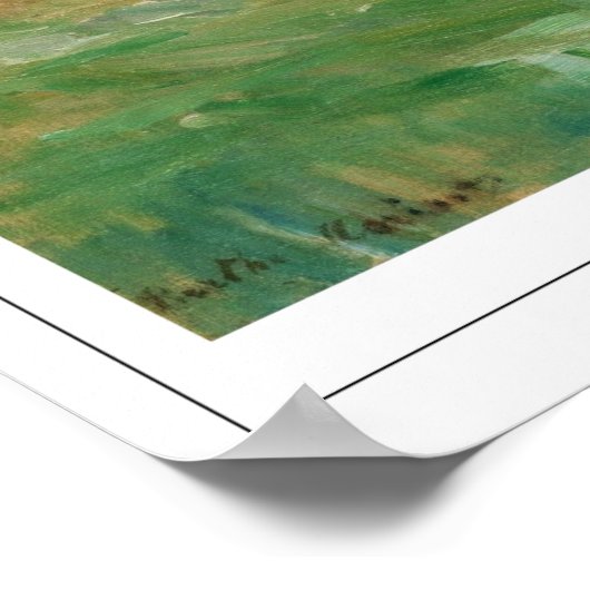 Berthe Morisot Zedign Art Poster #49 (Ecke)