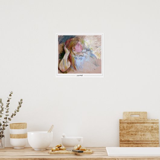 Berthe Morisot Zedign Art Poster #75 (Küche)