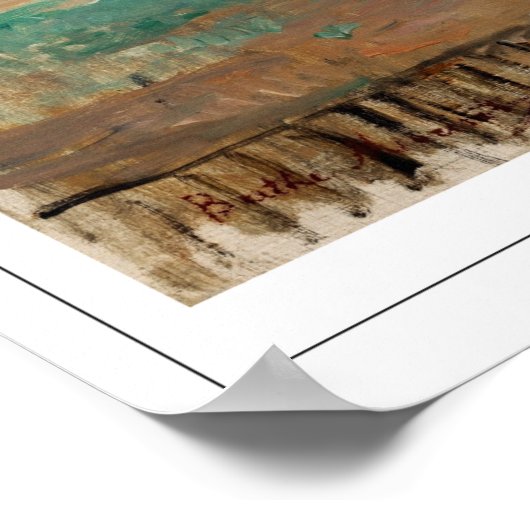 Berthe Morisot Zedign Art Poster #93 (Ecke)