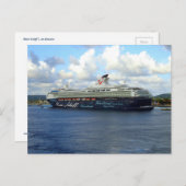 Berthed in Bonaire Postkarte (Vorne/Hinten)