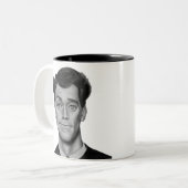 Bertie Wooster Zweifarbige Tasse (Vorderseite Links)