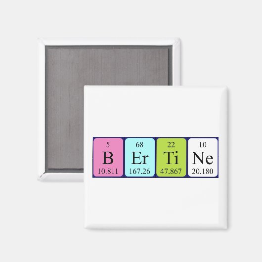 Bertine Periodenmagnet Magnet (Vorderseite/Rückseite)