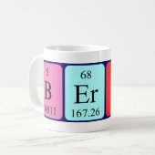 Berto Periodenname Tasse (Vorderseite Links)
