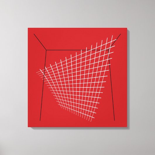 Bertoia Homage Midjahrsdesign Print Leinwanddruck (Vorderseite)
