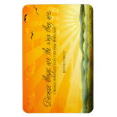 Bertolt Brecht Inspiration Zitat "Change" Flexi Magnet (Vertikal)