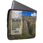 Bertolt Brecht Inspiration Zitat "Change" Laptopschutzhülle (Vorne Rechts)