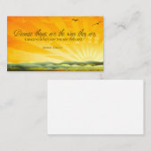 Bertolt Brecht Inspiration Zitat "Change" Mitteilungskarte (Vorne/Hinten)