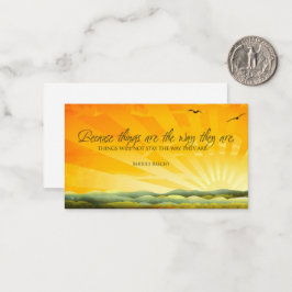 Bertolt Brecht Inspiration Zitat "Change" Mitteilungskarte