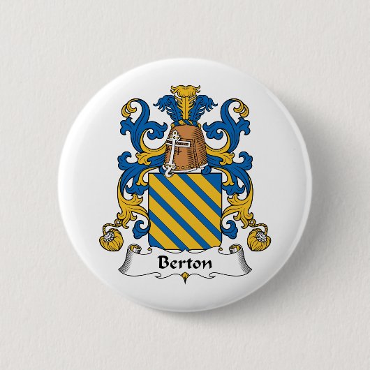 Berton Familienwappen Button (Vorderseite)
