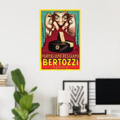 Bertozzi Parma italienischer Käse Parmigiano Vinta Poster (Heimbüro)