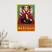 Bertozzi Parma italienischer Käse Parmigiano Vinta Poster (Küche)