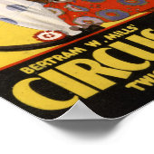 Bertram Mills’ Circus bei Olympia Poster (Ecke)