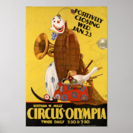 Bertram Mills’ Circus bei Olympia Poster