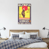 Bertram Mills Zirkusposter Leinwanddruck (Insitu (Schlafzimmer))