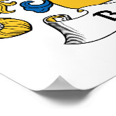 Bertrand Familienwappen Poster (Ecke)