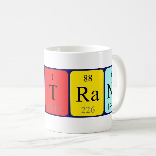 Bertrand Periodenname Tasse (VorderseiteRechts)