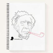 Bertrand Russell Spiral Notebook Notizblock (Vorderseite)