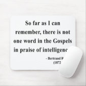 Bertrand Russell-Zitat 2a Mousepad (Mit Mouse)
