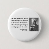 Bertrand Russell Zitat 5b Button (Vorderseite)