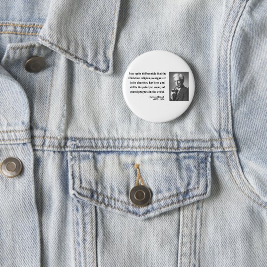 Bertrand Russell Zitat 5b Button (Beispiel)