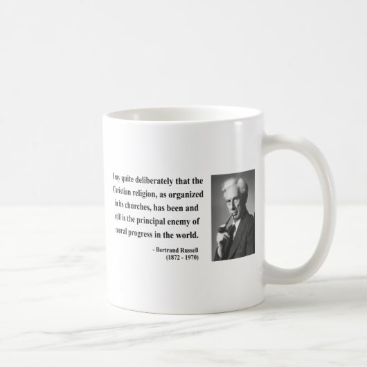 Bertrand Russell-Zitat 5b Kaffeetasse (Rechts)