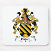 Bertsch Familienwappen Mousepad (Vorne)
