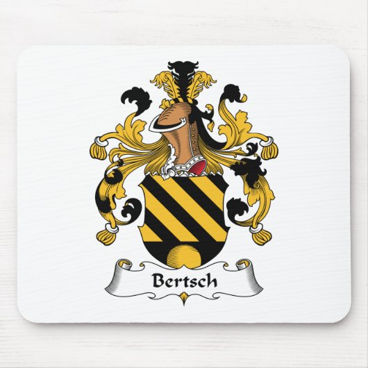 Bertsch Familienwappen Mousepad (Vorne)