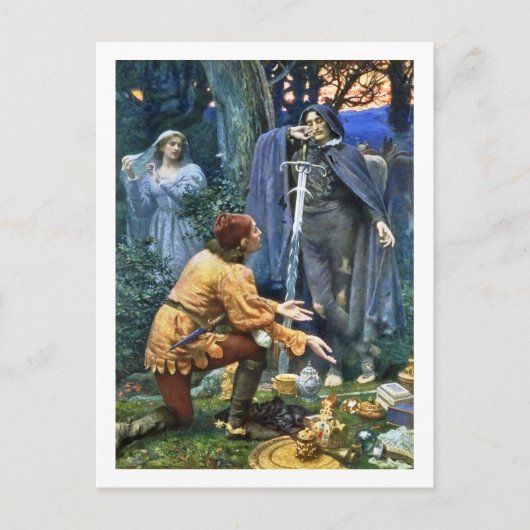 Bertuccio's Bride, Hughes Art Vintag Postkarte (Vorderseite)
