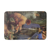 Bertuccio's Bride (von Edward Robert Hughes) Badematte (Vorderseite)