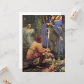 Bertuccio's Bride (von Edward Robert Hughes) Karte (Vorderseite/Rückseite Beispiel)