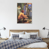 Bertuccio's Bride (von Edward Robert Hughes) Leinwanddruck (Insitu (Schlafzimmer))
