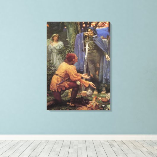 Bertuccio's Bride (von Edward Robert Hughes) Leinwanddruck (Insitu (Holzboden))