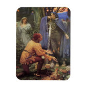 Bertuccio's Bride (von Edward Robert Hughes) Magnet (Vertikal)
