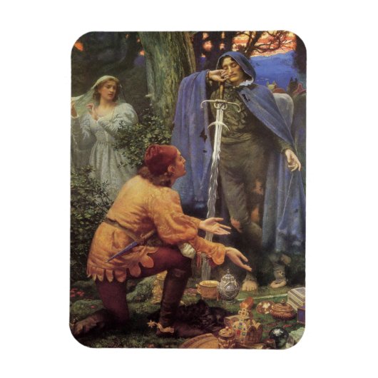 Bertuccio's Bride (von Edward Robert Hughes) Magnet (Vertikal)