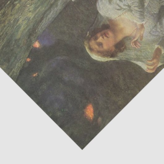 Bertuccio's Bride (von Edward Robert Hughes) Seidenpapier (Detail)