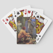 Bertuccio's Bride (von Edward Robert Hughes) Spielkarten (Rückseite)