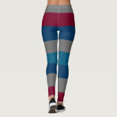 Berücksichtigung moderner geometrischer Linien Leggings (Rückseite)