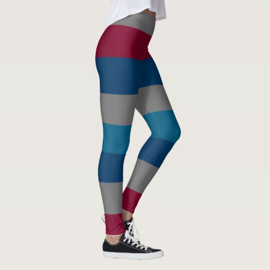 Berücksichtigung moderner geometrischer Linien Leggings (Rechts)