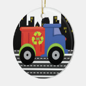 Beruf - Abfallbeseitigung - Müll - Gerecycelt Keramikornament (Links)