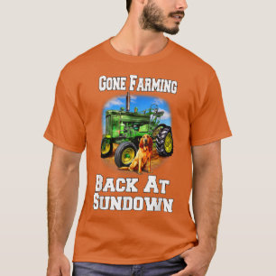 Beruf Bauer Gone Farm wieder an Sonn T-Shirt
