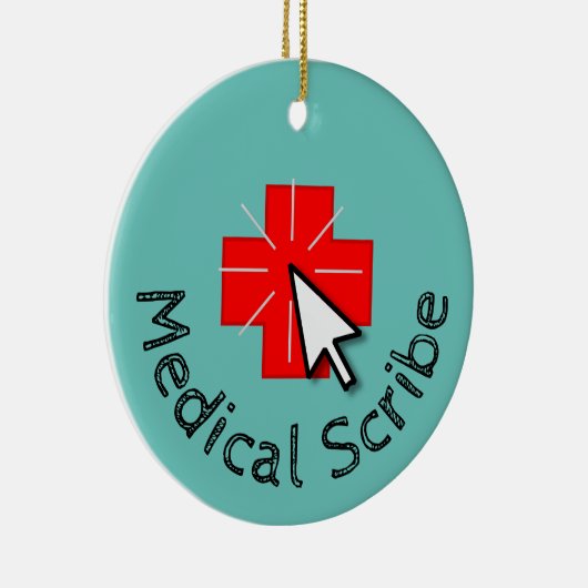 Beruf der Medizin Keramik Ornament (Rechts)