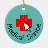 Beruf der Medizin Keramik Ornament (Vorne)