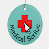 Beruf der Medizin Keramik Ornament (Links)