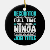 Beruf des Dekorators Keramik Ornament (Vorne)