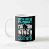 Beruf des digitalen Marketing-Managers Kaffeetasse (Links)