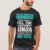 Beruf des digitalen Marketing-Managers T-Shirt (Vorderseite)
